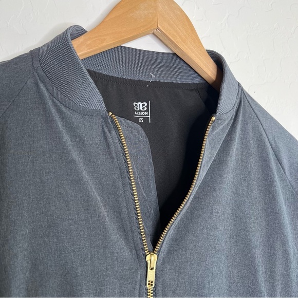 Albion Fit Bomber Jacket Gray - Picture 3 of 7